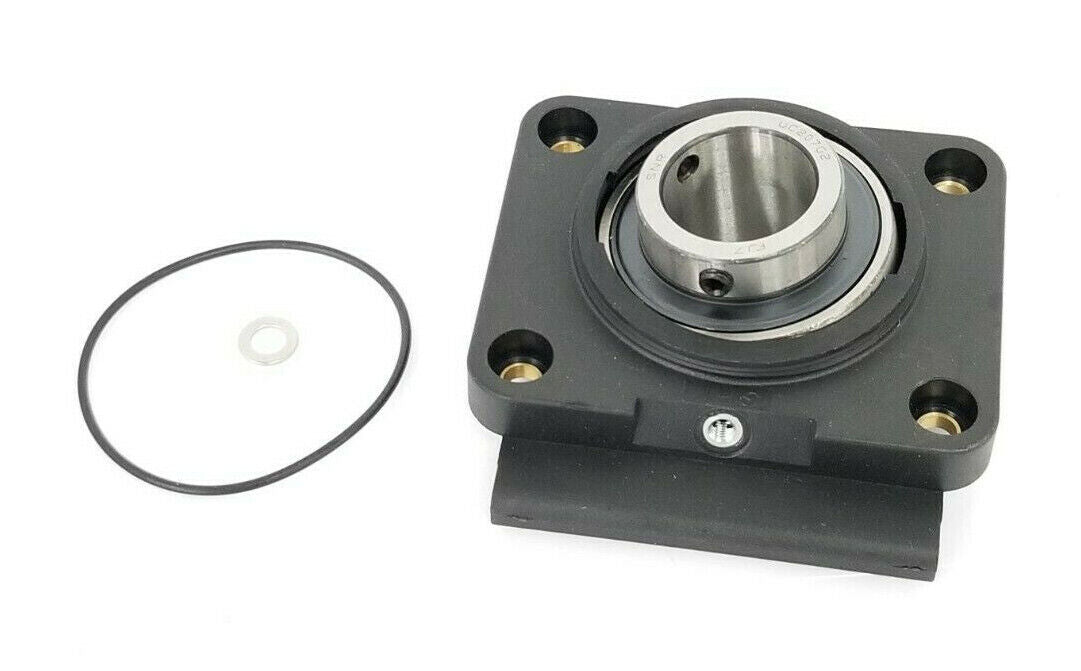 NEW SNR UC207G2 FJ7 BEARING INSERT W/ BRG METRIC 4-BOLT FLANGE 35MM BORE