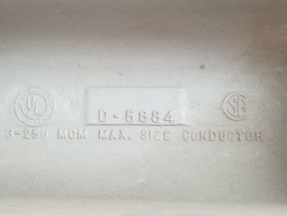 NEW KILLARK OC-8 CONDUIT BODY O-SERIES 0C-8 OC-8M 0C-8M D-5884 3-250 MCM