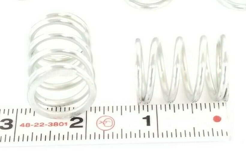 LOT OF 21 NEW GENERIC 8217 CLAMP-MOUNT SPRINGS 1-1/4'' IN. OAL 15/16'' IN. OD