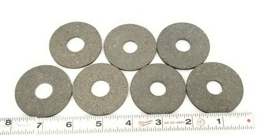 LOT OF 7 NEW GENERIC A5506-2 REWIND FRICTION DISCS 2'' IN. OD 1/2'' IN. ID