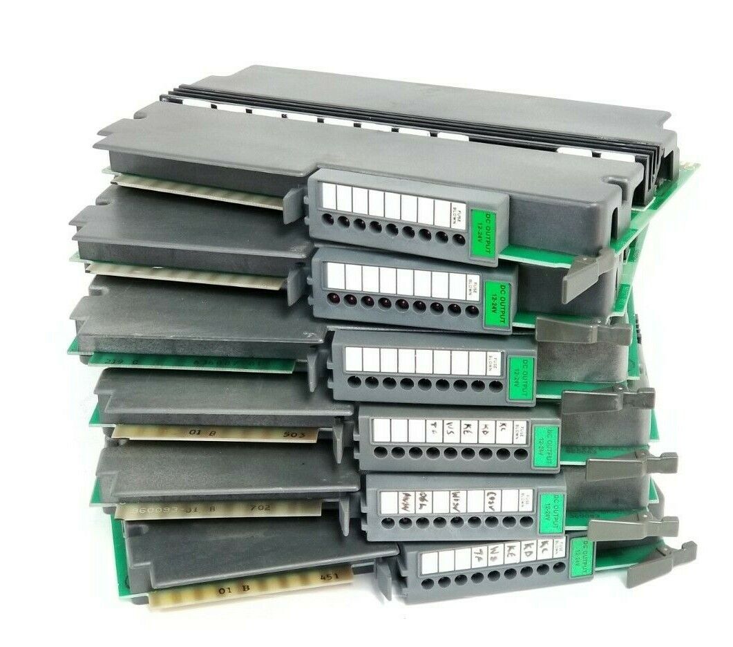 LOT OF 6 ALLEN BRADLEY 1771-OB OUTPUT MODULES DC SER. B 192VA 1771-0B 1771OB