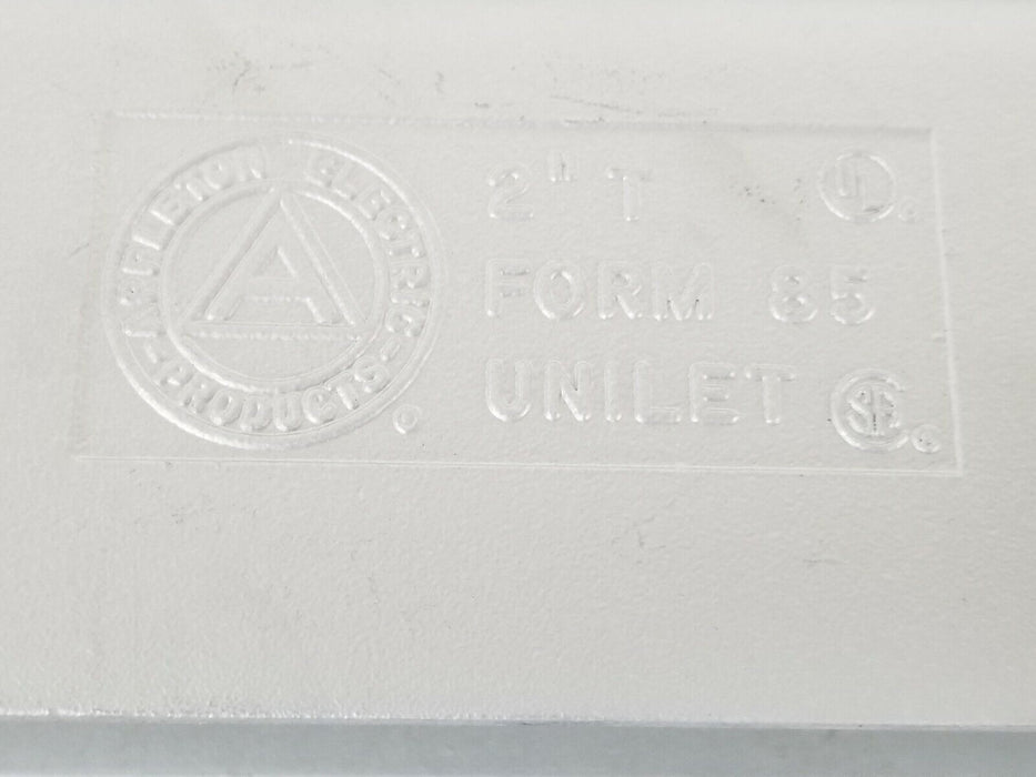 NIB APPLETON T200-A 2'' ALUMINUM FOR 85 UNILETS T200A