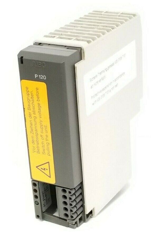 MODICON / AEG AS-P120-000 AUXILIARY POWER SUPPLY MODULE 042-403-424 (DAMAGED)