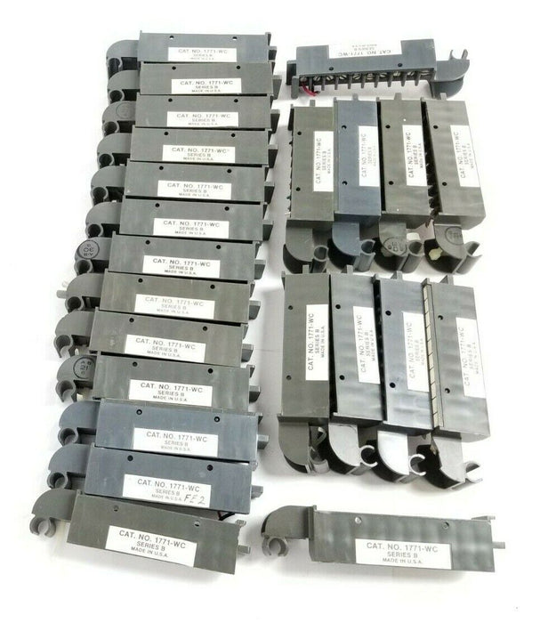 LOT OF 23 ALLEN BRADLEY 1771-WC SER. B WIRING ARMS 1771WC