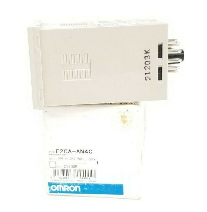 NIB OMRON E2CA-AN4C AMPLIFIER UNIT E2CAAN4C 100 TO 240 VAC