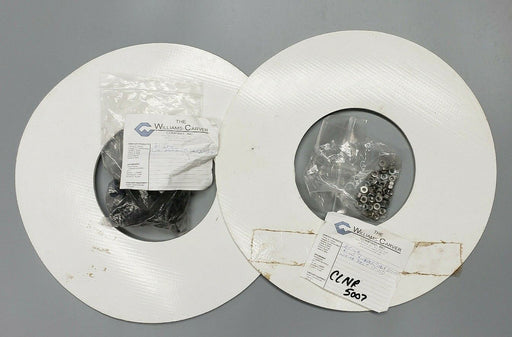 GENERIC CLNR 5007 RINGS, RUBBER DIE F 323-10 WHITE BELT 17" OD W/ ELEVATOR BOLTS