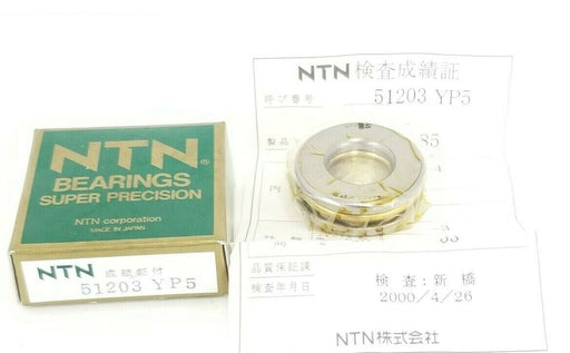 NIB NTN 51203 YP5 BEARING 51203YP5