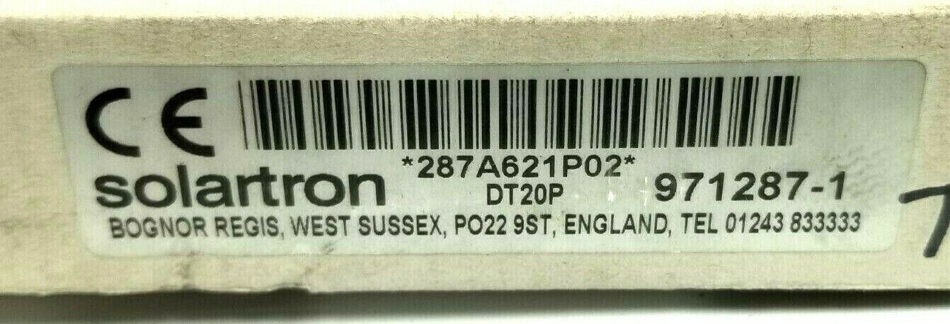 NIB SOLARTRON 971287-1 DT20P FEATHER TOUCH PNEUMATIC DIGITAL PROBE 20MM STROKE