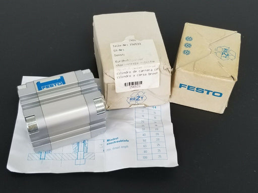 NEW FESTO ADVU-32-20-PA COMPACT PNEUMATIC CYLINDER, 0.8-10BAR, ADVU3220PA