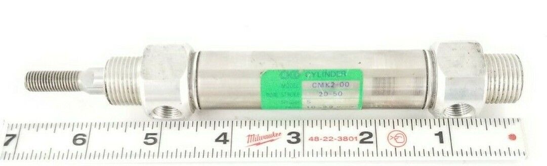CKD CORP. CMK2-00-20-50 PRESSURE CYLINDER STROKE: 20-50MM 1.0-9.9 kgf/cm2(bar)