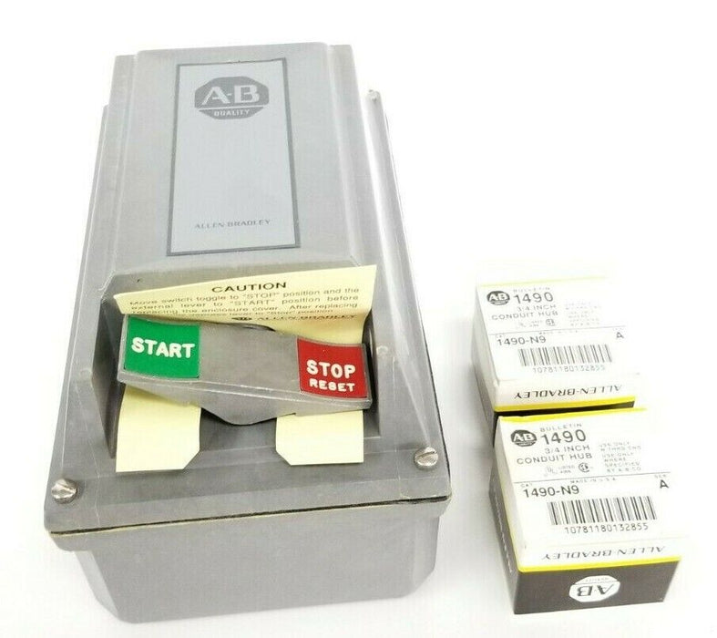 NIB ALLEN BRADLEY 40189-802-01 ENCLOSURE ASSEMBLY 4018980201, SIZE 0-1, TYPE 4K