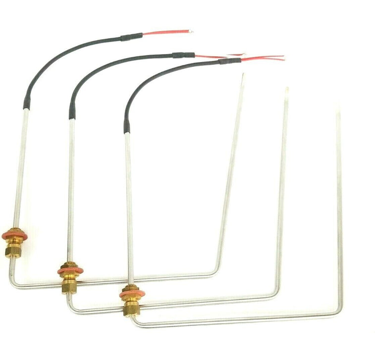 LOT OF 3 NEW IN BAG HAWCO PT100 PUMP ZONE PROBES 3/16 DIA. S/S TUBE W/ BULKHEAD