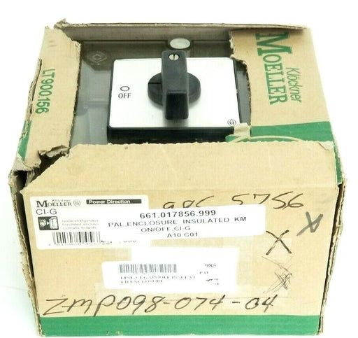 NIB KLOCKNER MOELLER CI-G ENCLOSURE W/ P3-63/E CIRCUIT INTERRUPTER SWITCH