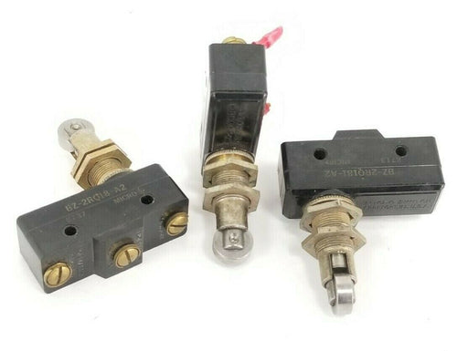 LOT OF 3 HONEYWELL MICROSWITCH BZ-2RQ181-A2 LIMIT SWITCHES, 15A, BZ2RQ181A2