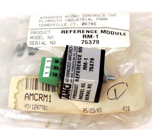 NEW ADVANCED MICRO CONTROLS AMCI RM-1 REFERENCE MODULE RM1