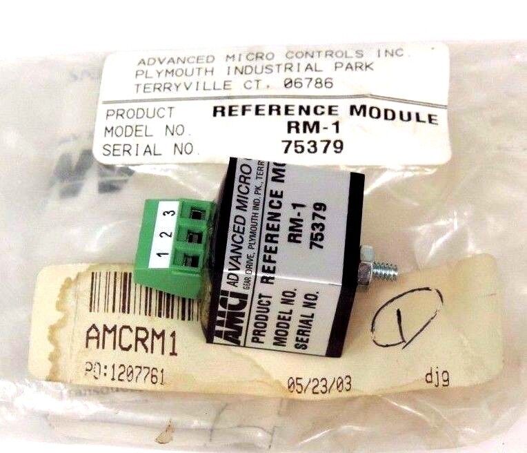 NEW ADVANCED MICRO CONTROLS AMCI RM-1 REFERENCE MODULE RM1