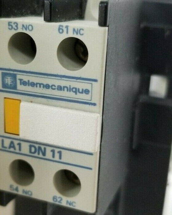 TELEMECANIQUE LC1-F265 CONTACTOR 265A 3P W/ LX1-FH-1272 COIL 120/127VAC LA1DN11