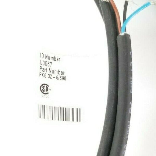 LOT OF 2 TURCK U0067 PKG 3Z-6/S90 PICOFAST MOLDED CORDSETS PKG3Z6S90