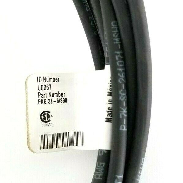 LOT OF 2 TURCK U0067 PKG 3Z-6/S90 PICOFAST MOLDED CORDSETS PKG3Z6S90