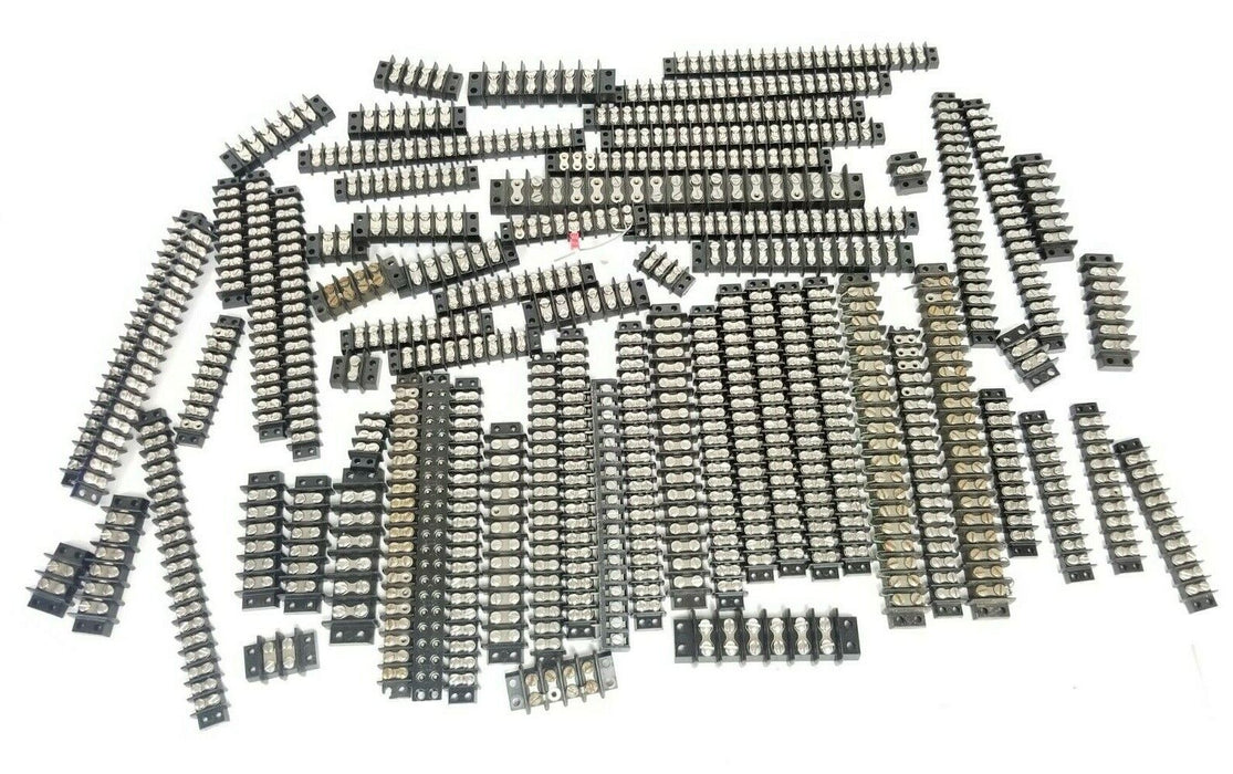 ~SEVEN POUNDS 7LBS OF ASSORTED SIZE CINCH WIRE TERMINAL BLOCKS / CONNECTORS