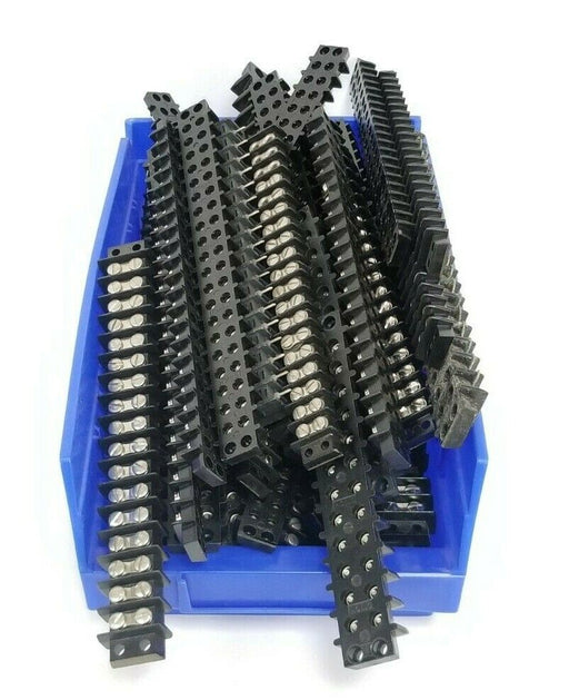 ~SEVEN POUNDS 7LBS OF ASSORTED SIZE CINCH WIRE TERMINAL BLOCKS / CONNECTORS