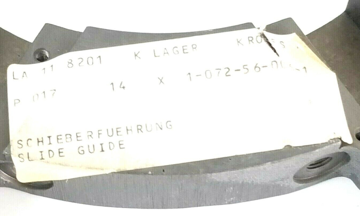 KRONES 1-072-56-006-1 SLIDE GUIDE 1072560061