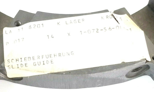 KRONES 1-072-56-006-1 SLIDE GUIDE 1072560061