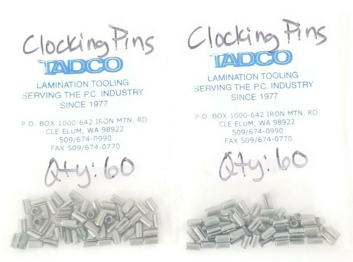 LOT OF 120 NEW TADCO CLOCKING PINS