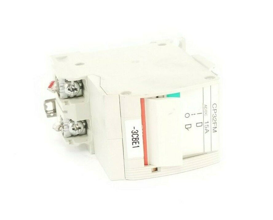 FUJI ELECTRIC CP32FM/15 CIRCUIT BREAKER 15AMP 2POLE 250VAC 125VDC