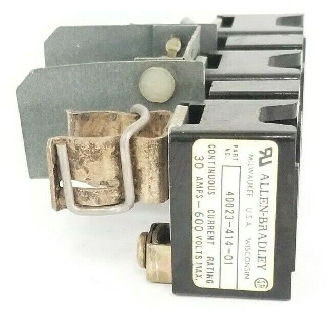 ALLEN BRADLEY 1494F-C633 FUSE BLOCK SER. B P/N: 40023-414-01, 30A, 600V