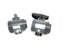 LOT OF 2 NEW GEMU 4500252127 VKD BALL VALVES 717-32D-2-1-40 DN32 (INCOMPLETE)