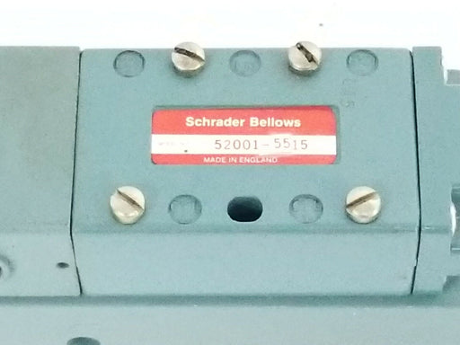 SCHRADER BELLOWS 52001-5515 SOLENOID VALVE 520008515 120V COIL 4W