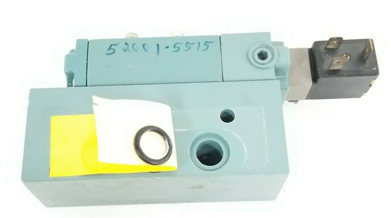 SCHRADER BELLOWS 52001-5515 SOLENOID VALVE 520008515 120V COIL 4W