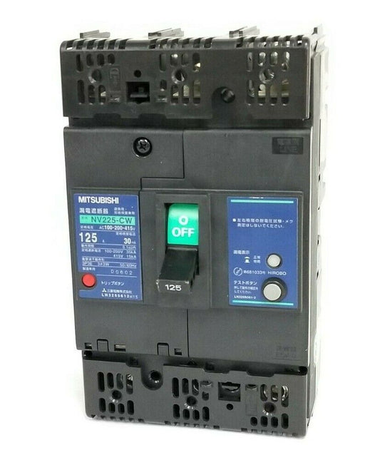 MITSUBISHI NV225-CW NO-FUSE BREAKER 125A, 3P, 50/60HZ, NF225CW