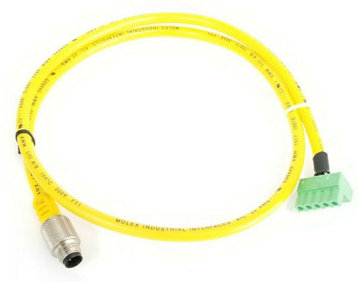 NEW MOLEX / WOODHEAD E66440 PLC CABLE AWM 2517 300V A/B FT1 4-PIN MALE 36-1/2''