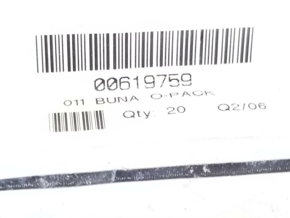 LOT OF 200 NEW MOTION INDUSTRIES 00619759 011 BUNA O-PACK O-RINGS