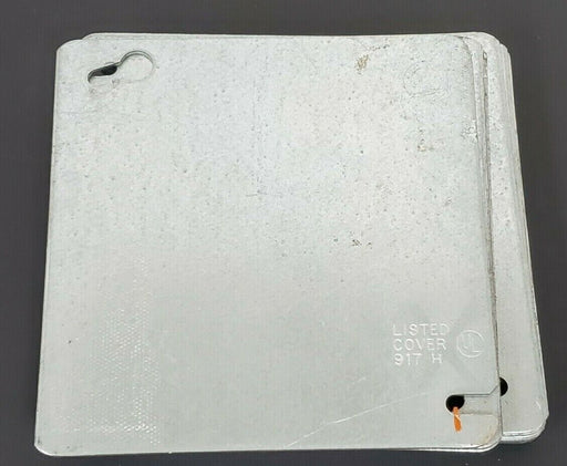 LOT OF 13 NEW APPLETON 917 H LISTED COVERS 4-1/4'' X 4-1/4''