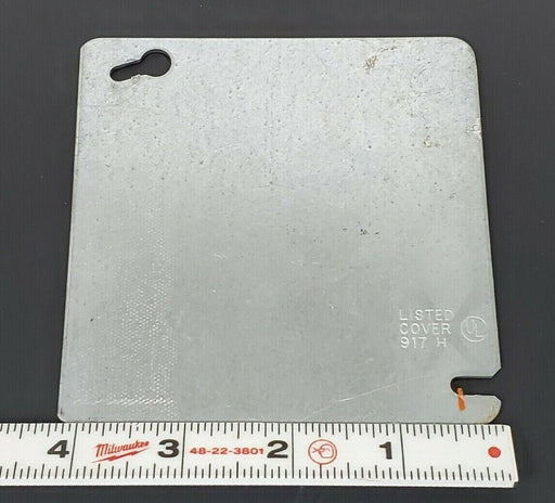 LOT OF 13 NEW APPLETON 917 H LISTED COVERS 4-1/4'' X 4-1/4''