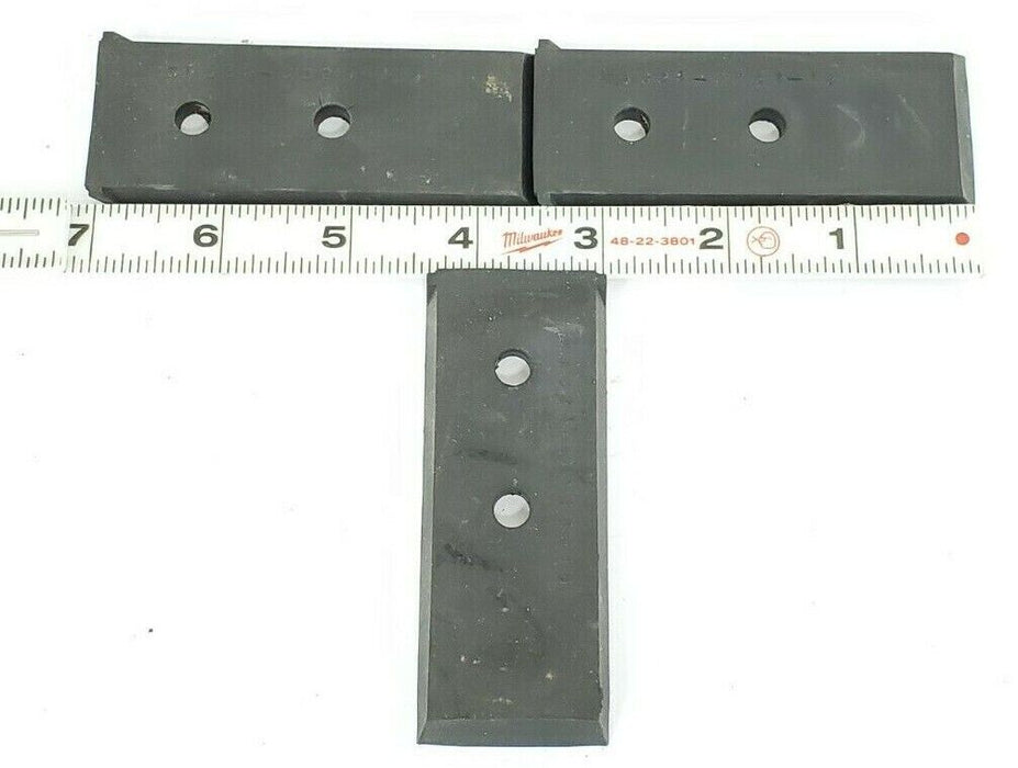 LOT OF 3 NEW OKUMA H1023-0025-18 WIPERS LU45 LOWER CLOSS-SLIDE (BACK PLATE RIGHT