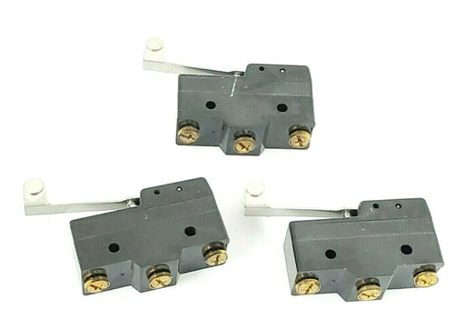 LOT OF 3 OMRON Z-15GW2-B7-K ROLLER LIMIT SWITCHES 15A 125-250-480VAC Z15GW2B7K