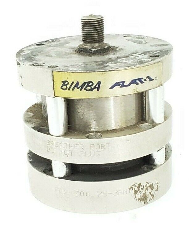 BIMBA F02-700 75-3FMT FLAT-1 PNEUMATIC CYLINDER 1/2'' IN. THREAD