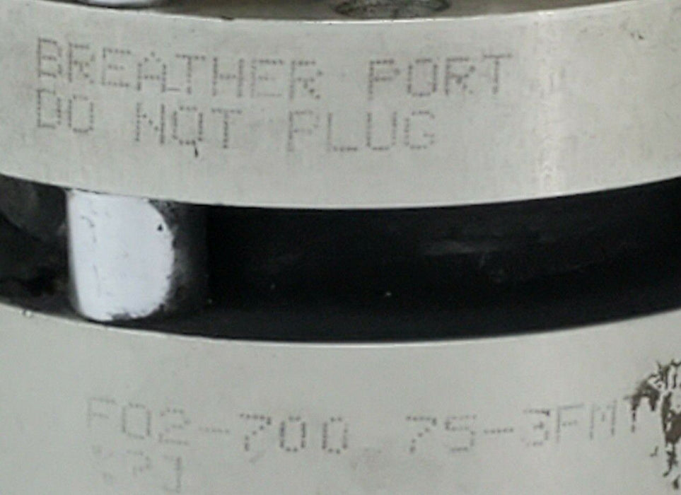 BIMBA F02-700 75-3FMT FLAT-1 PNEUMATIC CYLINDER 1/2'' IN. THREAD