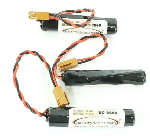 LOT OF 3 NEW BATTERY DEPOT BC-0860 BATTERIES BC0860