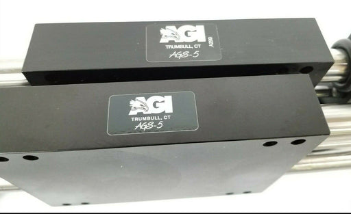 LOT OF 2 NEW AGI MFG. AGS-5 LINEAR SLIDE AIR CYLINDERS AGS5
