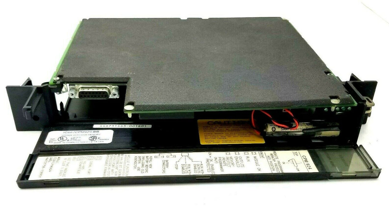 GE FANUC IC697CPM924-BB SERIES 90 70 CPU MODULE 512K MEM IC697CPM924BB