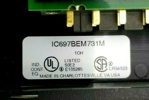 NEW GE FANUC IC697BEM731M GENIUS BUS CONTROLLER 1 CHANNEL MODULE IC697BEM731 NNB