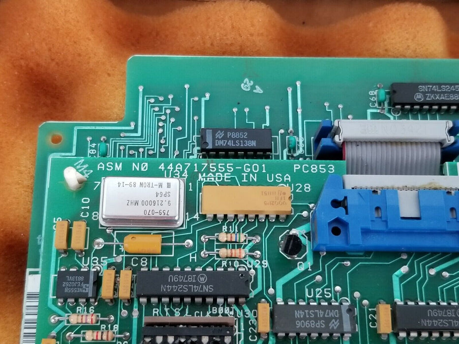 GE FANUC IC600BF915L APM TYPE 1 SINGLE AXIS BOARD W/ 44A717555-G01 PC BOARD