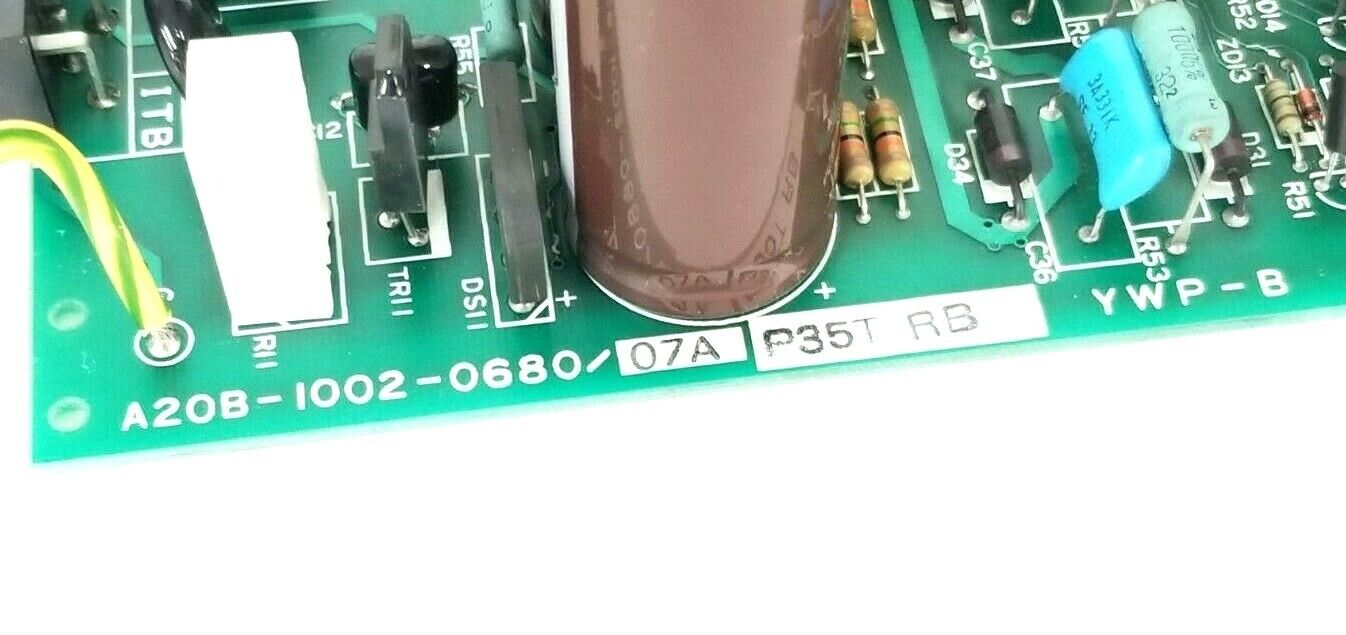 GE FANUC A20B-1002-0680/07A POWER BOARD P35T RB YWP-B A350-1002-T682/05