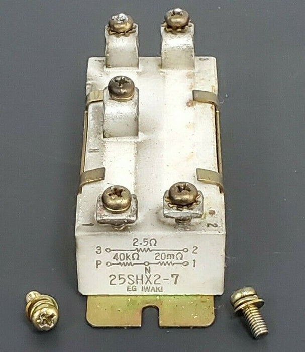 IWAKI 25SHX2-7 RESISTOR 40K OHM, 20OHM, 2-5OHM