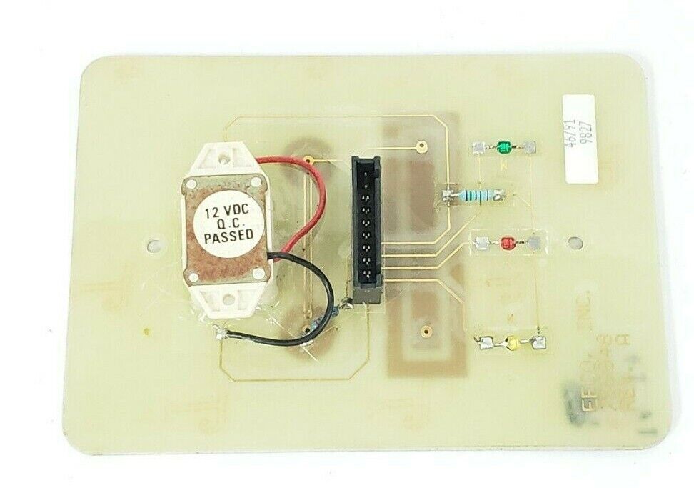 CROWN CONTROLS KEYPAD EECO INC. 798948 REV. A